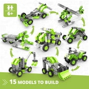 Engino- Creative Builder STEM Toys, 15 Multimodel Set, Engineering Kit 6+