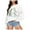 White, variant on Fiaer Christmas Women Sweatshirts Snowman Christmas Tree Pullover Crew Neck Long Sleeve Baggy Trendy Cute Graphic Tops White XL