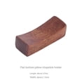 thumbnail image 2 of Juego de 8 soportes para palillos de madera (marrón coco), soporte para palillos de madera hechos a mano, soporte para cuchara de cena, forma cóncava, 2 of 5