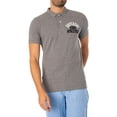 thumbnail image 2 of Superdry Applique Classic Fit Polo Shirt, Grey, 2 of 5