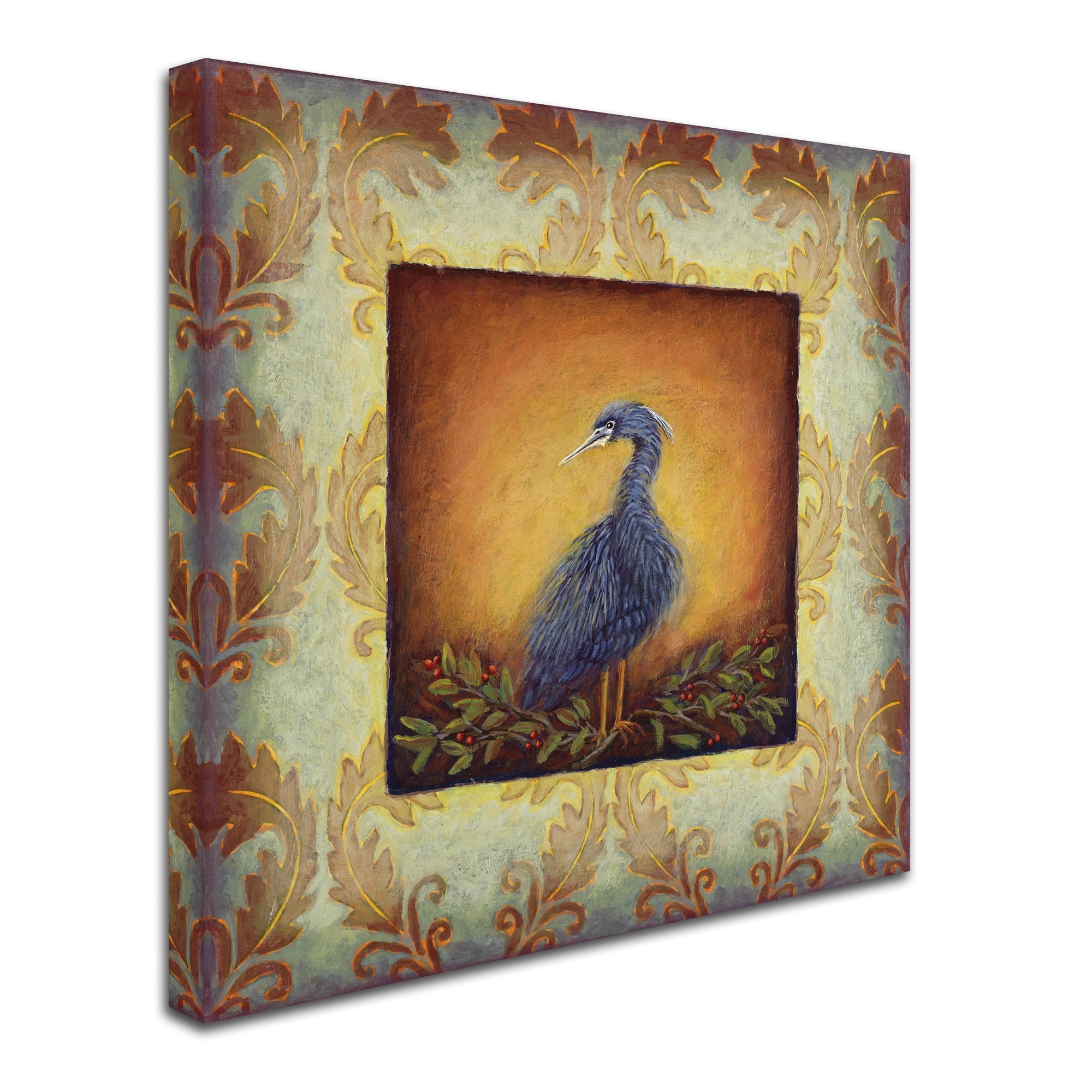 Trademark Fine Art 'Woodside Heron' Canvas Art by Rachel Paxton