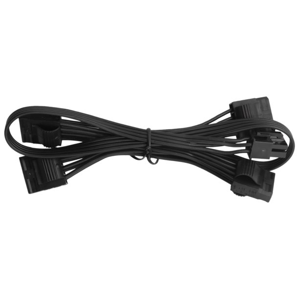 2Pcs 6Pin to 4 Molex Modular Power Supply Cable for CORSAIR RM1000X