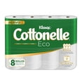 thumbnail image 1 of Papel higiénico Kleenex Cottonelle Eco 8 rollos de 350 hojas dobles c/u, 1 of 4