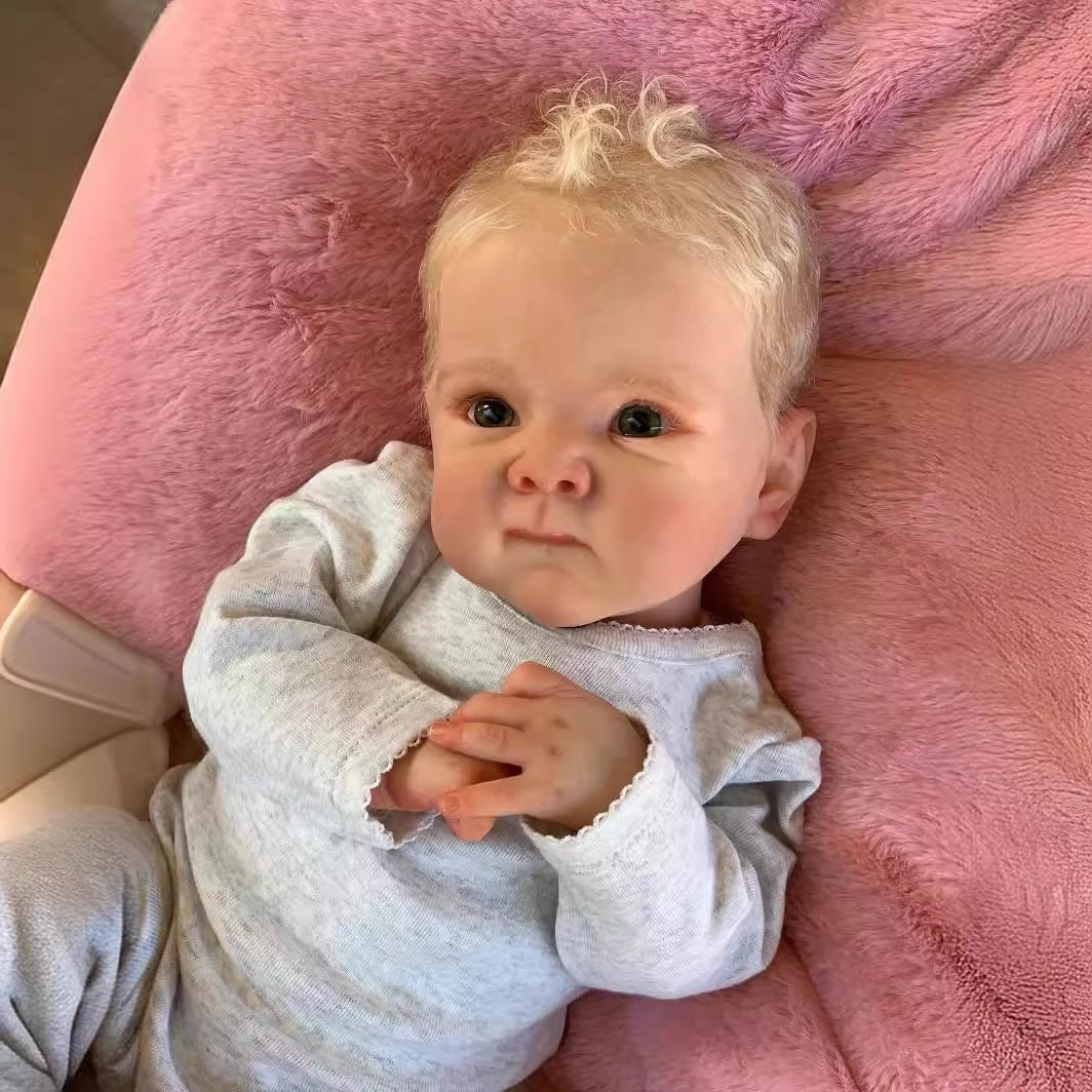 Reborn Baby Dolls Boy, 18 Inch Realistic Doll for Boy Newborn Real Life Poseable Soft Vinyl and Cloth Body Baby Dolls