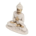 thumbnail image 3 of Estatua Buda Estatua Artesan Artesanía Grabación Clara Resina Fuerte Resina Meditante Estatua de Buda Para El Pasillo, 3 of 7