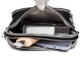 thumbnail image 2 of Bolsa bandolera de piel auténtica para mujer, pequeño informal para cámara para el trabajo (negro) Ehuebsd Para Estrenar, 2 of 9