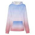 thumbnail image 6 of Kiijoy Big Girls Gradient Hoodie Casual Pullover Hooded Sweatshirt for Kids, Sizes 7-8, 6 of 6