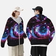 thumbnail image 4 of Lsque v Pattern UPF 50+ Lightweight Sun Protection Men's Women's Long Sleeve Shirt, Hoodie Performance -3X-Large, 4 of 7