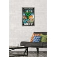 thumbnail image 2 of Minecraft - Beware Of The Dark Wall Poster, 14.725" x 22.375", Framed, 2 of 3