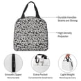 thumbnail image 4 of Easygdp Wild Animal Leopard Print Bolsa Térmica Premium - Tela Oxford Impermeable, Gran Capacidad, Bolsillo Frontal, Unisex para Trabajo, Escuela, Actividades al Aire Libre y Picnics, 4 of 8