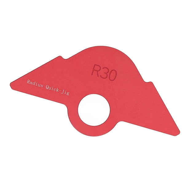 Rounded Corner Router Template, Radius Jig Router Template R30 Aluminum