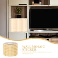thumbnail image 3 of Raindrops Golden Mirror Tiles Wall Sticker Self Adhesive Waterproof for Stylish Home Interior, 3 of 8