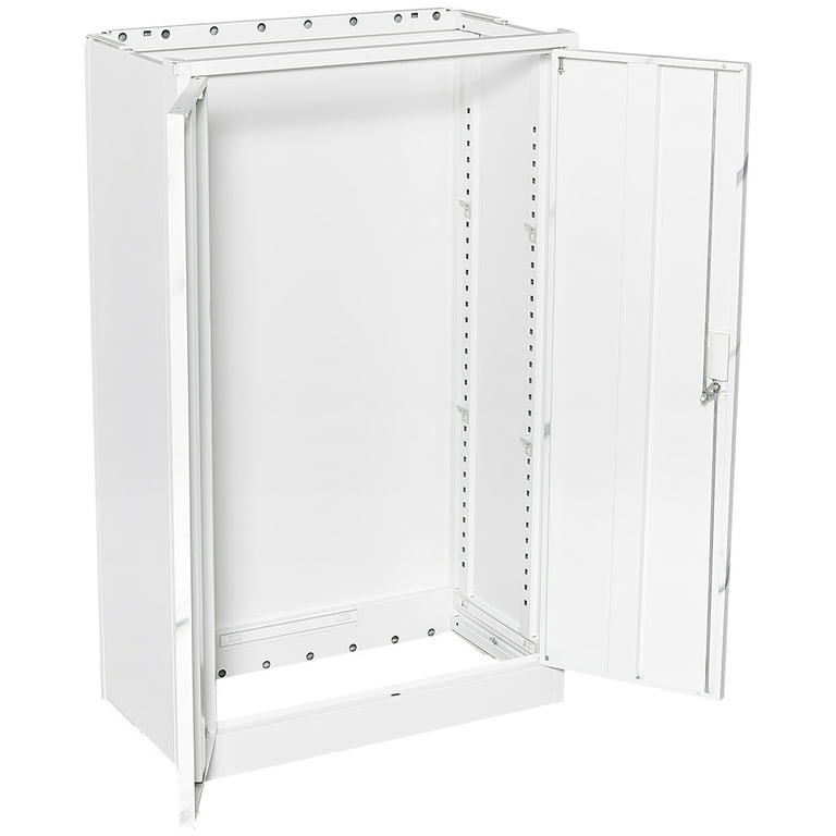 URTR White Folding File Cabinet with 2 Adjustable Shelves, Metal Cabinet  with 2-Doors and Lock for Office, Garage, Home T-02024-65 - The Home Depot