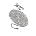 thumbnail image 3 of tamizeot Beaded Ball Pull Chain With 10 Metal Connector Choice For Replacing Broken Vertical Blinds Components Ball Bead Chain, 3 of 6