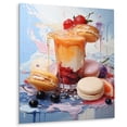 thumbnail image 2 of Designart "Pop Art of Dessert Food VIII" Food & Beverage Metal Wall Art, 2 of 5