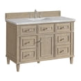 thumbnail image 2 of James Martin Vanities 424-V48-BKO-3VSL Lorelai 48" Single Basin Wood Vanity Set - Black, 2 of 7