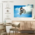 thumbnail image 5 of Elephant Stock Extreme Motocross Wall Art - Horizontal Canvas Wall Art - Living Room Wall Decor - Sports Canvas - Blue And White Decor - 24" x 16", 5 of 8