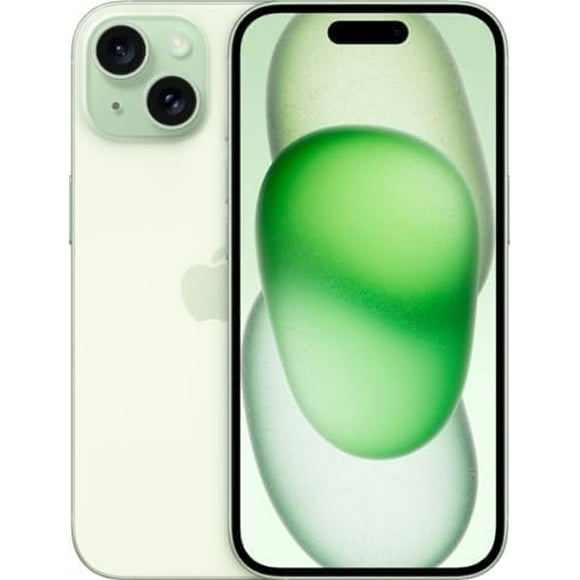 Restored Apple iPhone 15 Plus 256GB Green 6.7" Super Retina XDR Display, A16 Bionic Chip - Open Box