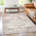 thumbnail image 3 of The Rug Collective  Chateau Beige - Machine Washable Area Rug 2'6'' x 7'5'' Runner - Cream/Onyx, 3 of 5