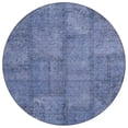 thumbnail image 2 of Addison Rugs Chantille Indoor/Outdoor Transitional Patchwork Blue Washable Round Rug, 8' x 8', 2 of 6