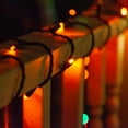 thumbnail image 3 of SoftTwinkle LED Orange Christmas Mini Twinkle Halloween Lights, 50 CT, 17 ft, Green Wire, Connectable, 3 of 6
