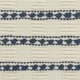 thumbnail image 6 of Mina Victory Life Styles Woven Lines And Dots 12"X20" Navy Indoor Throw Pillow, 6 of 6