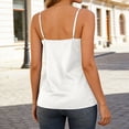 thumbnail image 5 of Women's Tanks Women's Summer Lace Camisole Sleeveless Casual Blouse Camisoles for Women White XXL, 5 of 5