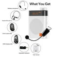 thumbnail image 2 of K7 UHF Wireless Megaphone Teacher LED Display Tour Guide Voice Amplifier Microphone Speaker ,Crystal-Clear Sound, 2 of 5