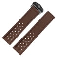 thumbnail image 3 of Correas de piel de vaca para pulsera TAG Heuer con hebilla plegable, correa de reloj de diseño especial de 22 mm, gris, negro y marrón, 3 of 5