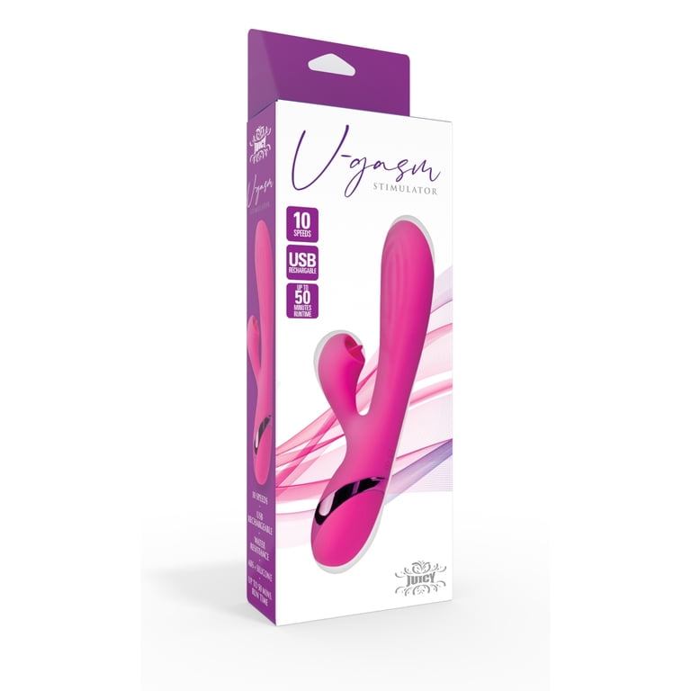 Juicy V-Gasm Rabbit Vibrator, Pink - Walmart.com