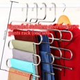 thumbnail image 1 of 1/2/3/4 Pcs Porte-Pantalons multi-Couches, Porte-Vêtements Multifonctionnel en Forme de s pour Garde-Robe, 1 of 5