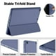 thumbnail image 5 of Adecuado para iPad 7/8/9 de 10,2 pulgadas Funda protectora universal de silicona con ranura para bolígrafo Funda protectora plana (1 paquete, color lavanda) Sincero Electrónica, 5 of 5