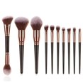 thumbnail image 1 of 7 piezas, 10 piezas, 15 piezas de pinceles de maquillaje gigantes, 15 piezas de pinceles de maquillaje dorados, pinceles de base para trajes, herramientas de belleza, 1 of 2