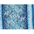 thumbnail image 2 of Zelouf Rayon Lawn Print  , Sewing, DIY, Crafts Fabric by the Yard, 474 Blue/green, 20 Yard, 2 of 2