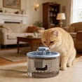thumbnail image 3 of Cat Water Fountain, Automatic Pet Water Dispenser, Circulating Filter Water Feeder, Ultra Quiet Power Saving USB Water Bowl, Multi-Stage Filtration Fresh Water Fountain for Indoor Cats Small Pets, 3 of 5