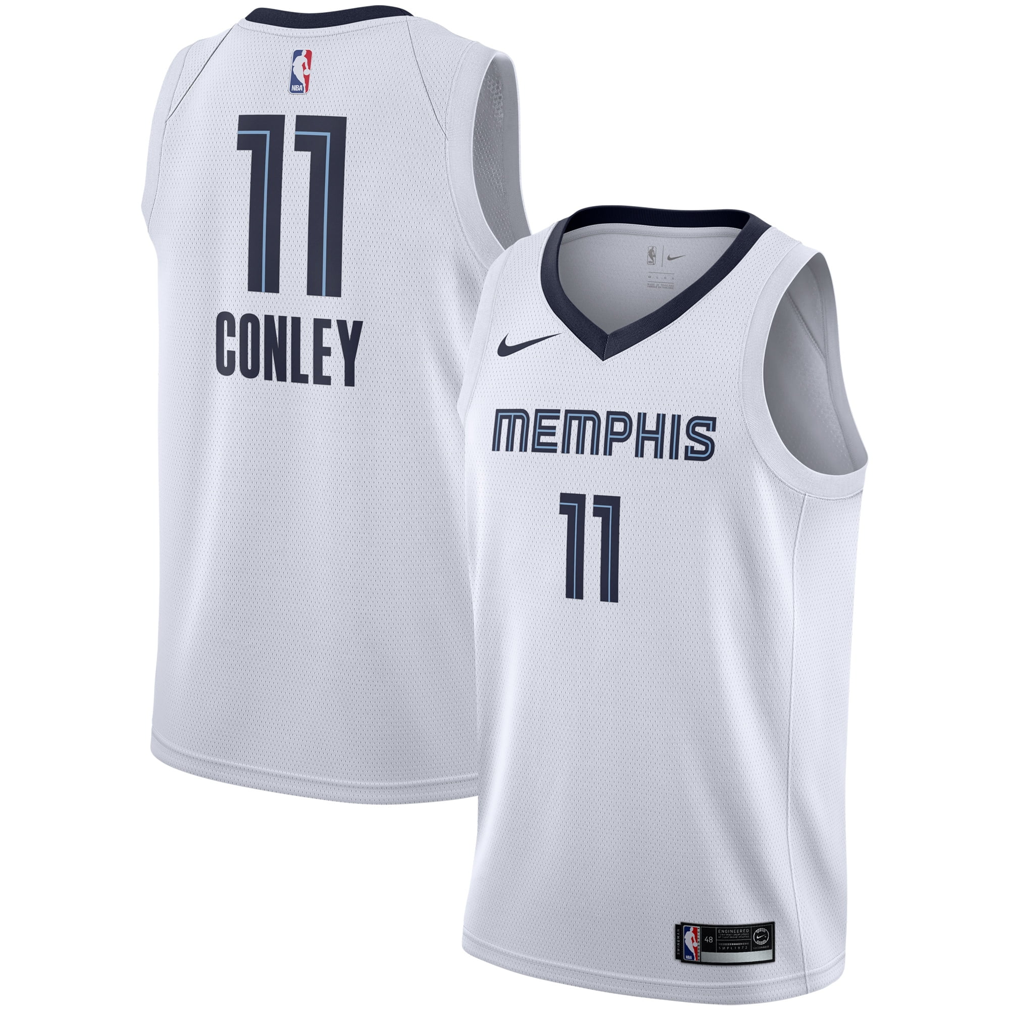 Mike Conley Memphis Grizzlies Nike Replica Swingman Jersey - Association Edition - White - Walmart.com
