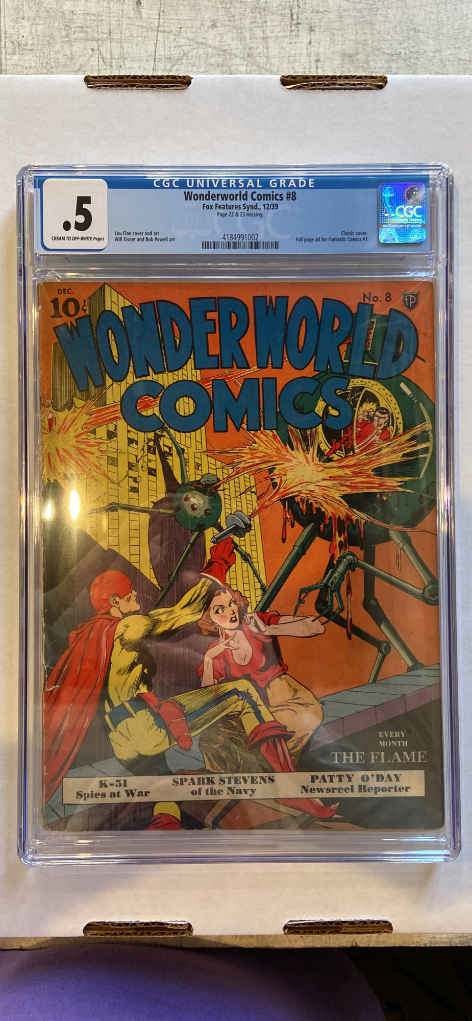 Cover of Wonderworld Comics #8