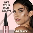 thumbnail image 2 of 4-Tip Eyebrow Pen 3D Waterproof Microblading Eyebrow Pen， Natural Makeup Long-Lasting Fine Stroke Magic Eyebrow Pencil,Black, 2 of 9
