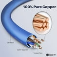 thumbnail image 4 of GearIT Pre-Terminated Cat 6 Ethernet Cables for Home & Office Network, Blue 3-ft 20 Pack, 4 of 9
