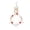 Pink, variant on SLYNSHome Bird Chew Toys,Natural Wood Ring Toys Beige Parrot Hanging Cage Toy Bird Perch Stand for Small Bird