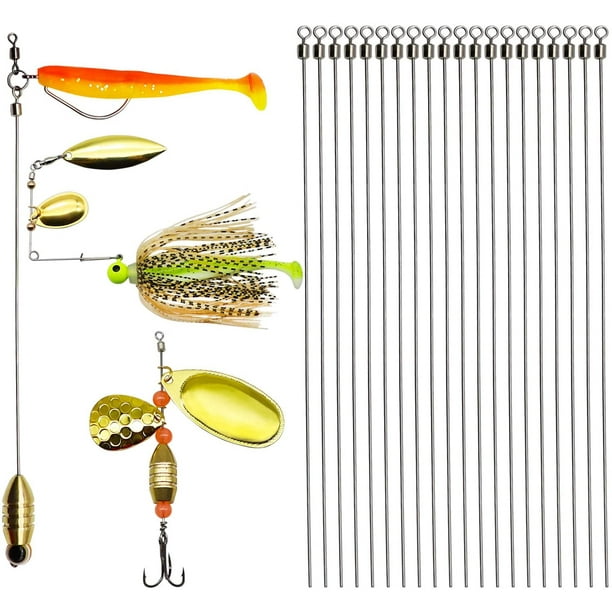 Dovesun Fishing Spinner Baits Making Kit Fishing Lure Making Kit Fishing  Spinner Shaft Wire Spinner Clevis 