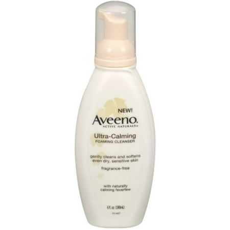 Calming Foam Cleanser - AVEENO Active Naturals Ultra-Calming Foaming Cleanser 6 oz
