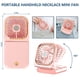 thumbnail image 2 of Ventilador de cuello portátil Allxin Mini Quiet USB recargable rosa, 2 of 6