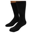 thumbnail image 3 of Personal Touch Crew Length Comfortable Hospital Slipper Socks Size 10-13 Pack of 3 Black, 3 of 6