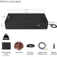 thumbnail image 4 of Real Flame Aegean 70" Rectangle Steel Propane or Natural Gas Fire Pit Table in Black, 4 of 9
