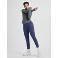 thumbnail image 6 of baleaf Women's Fleece Lined Leggings Thermal Tights Navy Blue S, 6 of 7