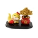 thumbnail image 3 of Figura de serpiente para el Feng Shui 2025, estatua de árbol del dinero, escultura de resina de la suerte y la riqueza. con pescado, 3 of 9