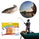 thumbnail image 3 of Señuelos Pesca Blandos Swimbait 5 Uds. 7cm Ojos 3D para Lubina Accesorios, 3 of 9