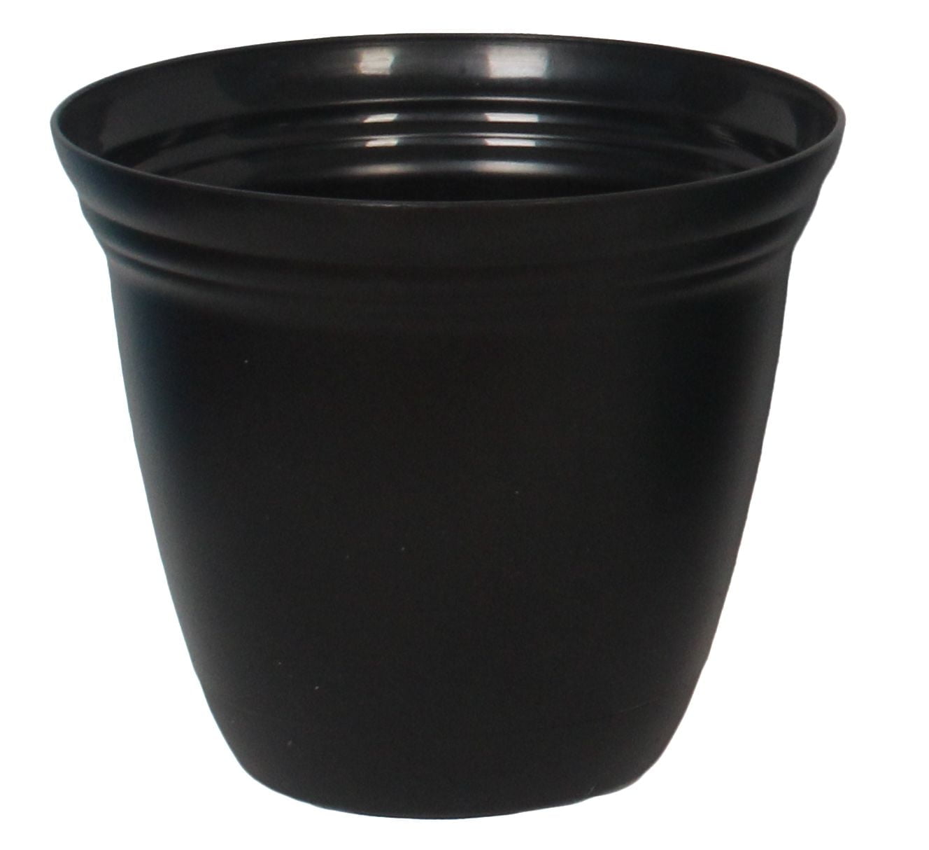 6IN BASIC BELL PLANTER - BLACK