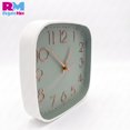 thumbnail image 3 of Reloj de Pared Cuadrado 21 cm Vintage Colores Pastel Silencioso verde YC038469, 3 of 5